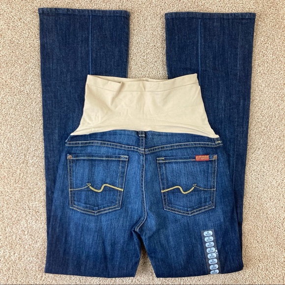 7FAM Boot Cut Maternity Jeans 29 Petite - Picture 14 of 15
